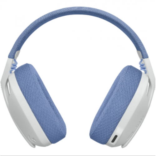 Logitech - G 系列 - G435 - 米白色與紫丁香色 - 超輕盈無線藍牙遊戲耳機麥克風